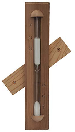 Home Sauna Experience Hse Deluxe Cedar montado en la Pared giratoria Sauna Arena Temporizador 15 Minutos Blanco