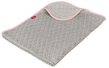 sigikid, Mädchen, Kuscheldecke, Urban Baby Edition, Grau/Grau/Rosa, 39039