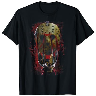Freddy vs Jason Mask and Claws T-Shirt