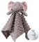 CREVENT Baby Schmusetuch,Plüsch Komfort Schnuffeltuch für Neugeborene,Weich & Waschbar Kuscheltuch Schlaftier für Babys und Kleinkinder,Spielzeug 0+ Monate (Grauer Elefant)