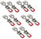 10er Set JUNKER Spannverschluss M5 (Haltekraft 165kg) Edelstahl SS304 verstellbare Halteklaue