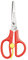 Herlitz Bastelschere / 13cm / rund / Farbe: rot