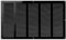 Negro 500x300 mm Rejilla de Ventilacion con Mosquitera, Metalica