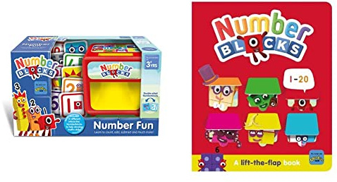 Numberblocks AN10 Toy-Count with Number Blocks and Learn Basic Maths, 3+ Years, Multiple 1-20: A Wipe-Clean Book and Pen - Learn to Write Numbers for Preschool Ages 3-6