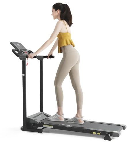 Novonova Tapis Roulant Elettrico 1-14 KM/H, Tapirulan Pieghevole Salvaspazio da Casa con Schermo LED 12 Programmi di Allenamento, SY-T1507