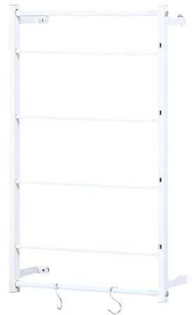 F Fityle Nastri Portarotolo Portanastro Montaggio a Parete Portarotolo Portafilo Portafilo per Nastro Washi Collane Regalo di Sciarpa Asciugamano, Bianco 40 cm x 67 cm