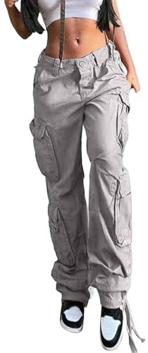 Pantalon Cargo de Combat pour Femme Pantalon de Travail Tactique Pantalon Long Décontracté Ample pour Femme - Pantalon Cargo - Taille Haute Pantalon Treillis Femme Pantalon Cargo Militaire Femme