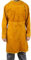 MECKOZ Leder-Schweißerschürze Lange Ärmel Mit Werkzeugtaschen Heavy Duty Shop Schweißerjacke Hitzebeständiger Schweißermantel (Color : Yellow, Size : 3XL)