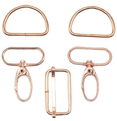 Die Stofftante Taschen-Zubehör-Set | für 30 mm breite Gurtbänder | 5 Farben