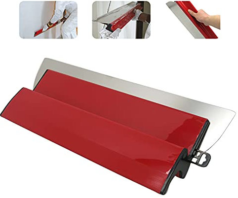 COZHYESS Truelle, Spatule, Truelle, Couteau Spatule Flexible en Acier Inoxydable, Grattoir à Papier Peint, Grattoir Mural, Truelle pour Enlever L'excès de Peinture et Lisser Les Murs