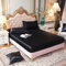 JIANINGHOME Satin Spannbettlaken 180x220,Sommerbettwäsche Bettwäsche Eisseide Simulation Seidenanpassung Bettlaken Queen King Tagesdecke Matratzenschoner