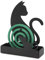 Balvi Support Spirale Anti-Moustique Feline Couleur Noir Inclut la Base pour récupérer Les Cendres Mé