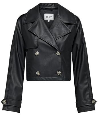 ONLY Damen Onlamia Faux Leather Jacket CC Otw Jacke