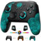 [Patrón Luminoso] Mando Pro Switch Inalámbrico Compatible con Switch/OLED/Lite, Firefly Switch Pro Controller Inalambrico Bluetooth con 7 LED Colores/Botones Traseros - Negro