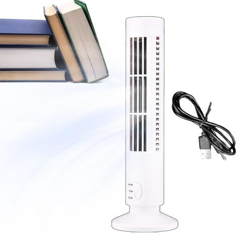 Ventilador de torre USB | Ventilador de escritorio USB portátil | Ventilador de torre con barra de aire de fuerte, ventilador de escritorio de mesa portátil, ventilador de refrigeración silenci