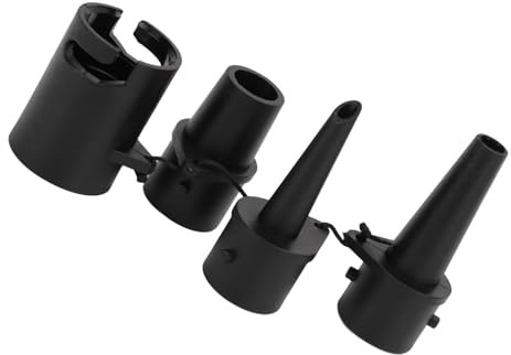 POENVFPO Ersatz-Nylon-Luftpumpendüsen-Set, Auslaufsichere Aufblasbare Köpfe, 3 Größen für Luftbett-Luftmatratze, Schwimmring, Aufblasbarer Pool