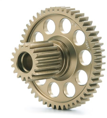 Runup RC Differential Gear, 17T 50T Aluminum Alloy Countergear for 1/12 Tamiya 57409 Lunch Box Cars Lightweight