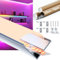 Profile Alu pour Ruban Led 2 M - Profilé Aluminium LED - Canal Aluminium V-Forme pour Ruban LED, Profilé Alu avec Couvercle Blanc Laiteux, Embouts et Clips de Montage (SL09, 10*2M(Totale 20M))