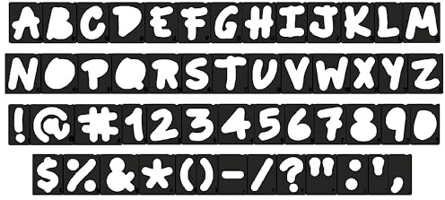 Milescraft 2208 Happy Camper Templates – Complete Template Set for Routing Signs, 1.5” and 2.5”, Full Alphabet, Numbers, and Symbols. for Milescraft 1206 Sign Crafter and 1212 Sign PRO Systems