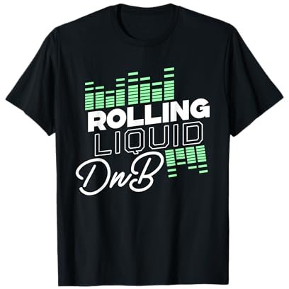 Liquid Drum und Bass Dubstep DnB T-Shirt