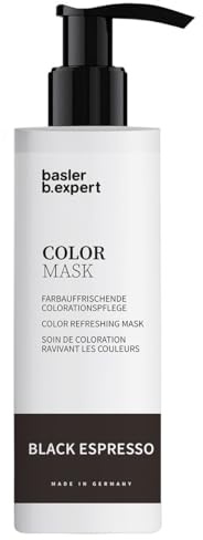 basler Color Mask Black Espresso 150 ml – Haarmaske für Dunkelbraun & Schwarz – Farbintensivierung & Glanz – Pflegende Tönung ohne Ammoniak – Vegan