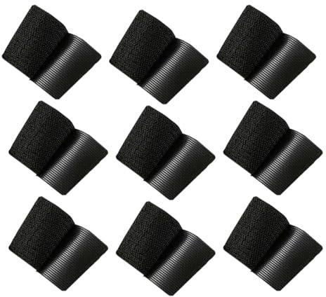 WTRYT Velcro Self-Adhesive 20 Pairs Velcro Tape Self-Adhesive Extra Strong 5 x 5 cm Velcro Self-Adhesive for Fabric Self-Adhesive Pad Adhesive Pads Velcro Tape for Floor Textiles