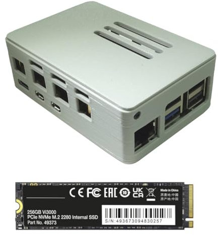 Raspberry Pi 5 8 Go avec SSD NVMe et Raspberry Pi OS