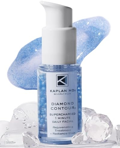KAPLAN MD Diamond Contour 1 Minute Daily Facial Serum, 40 ml | Anti-Aging, Crushed Diamonds, Fruit Enzymes, Exfoliating, Radiant Smooth Skin