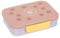 LÄSSIG Kinder Brotdose Frühstücksbox BPA-frei mit herausnehmbarer Trennung/Bento-Lunchbox Pattern Party rose/lilac