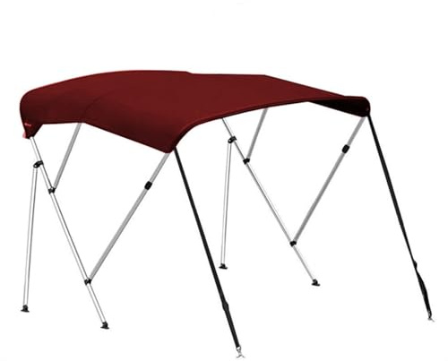 3 Bögen für Boote - Wasserdichter UV-Schutz Sonnenschutz Schnell aufgebaut & Abnehmbar Ideal für Picknick, Camping und Angeln (passend für 155 167 cm 61 66 Zoll)