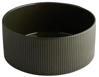 APS 19081 Schale THE GRID - Porzellan mud (braun), Ø 23 cm, 2,5 Liter