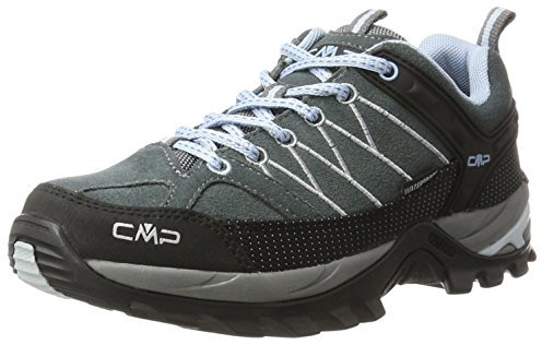 CMP Rigel Low, Chaussures de Randonnée Basses Femme, Noir (Graffite-Azzurro 77bd), 37 EU