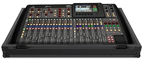 Audibax PRO-X32 Flight Case - Maleta para Controladora Behringer X32 - Funda para Mesa de Mezclas - Ruedas y Asa Extraíble Tipo Trolley - Maleta Dura y Robusta - Interior de Foam
