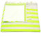 ANNA ANIQ Fouta Hamamtuch mit Frottee (eine Seite) - XXL Extra Groß 100x180 cm Strandtuch Saunatuch - 100% Baumwolle, Bade-Tuch, Picknick-Decke, Yoga, Pestemal, Strand-Handtuch (Neongrün)