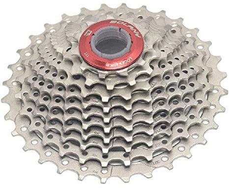 BIKECO 8-9-10-11 Velocidad Cassette 11-25T 11-28T 11-32T 11-36T Relación Ancha Cassette Piñones de Bicicleta de Carretera Bicicleta de Carretera Rueda Libre (10 velocidades 11-32T)