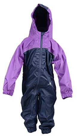 DRY KIDS Childrens Waterproof All in One Rainsuit Dry Suit for Outdoor Play