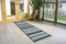 Bravich Modern Contemporary Stripes Lines Pattern Very Long Hallway Hall Runner Narrow Rugs Custom Length Teal Blue Stripes Stair Carpet Mats 60x150CM (2'X5')