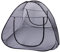 Windhager POP-UP Moskitonetz Zelt, großes Mückennetz für Doppelbett, Camping Netz, Insektenschutz, Mückenschutz, Bettnetz, Fliegennetz Zelt, 160 x 200cm, anthrazit, 03275