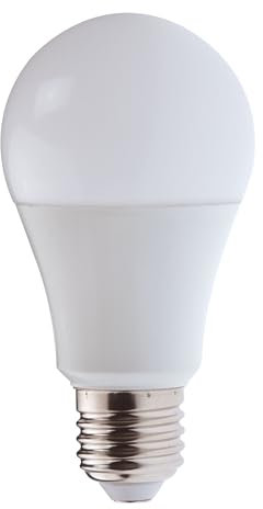 Velamp lampadina LED forma a goccia (A60) - Copertura Opale - Attacco a vite grande (E27) - Potenza 9W Equivalenti 60W - Luminosità 820lm - Temperatura colore 6500K (luce fredda)