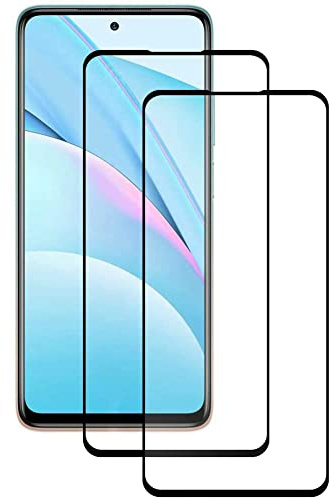 Kepuch 2 Paquetes Vidrio Templado Protector de Pantalla para Xiaomi Redmi Note 10 Lite/Note 9S/Note 9 Pro/Note 9 Pro Max/K30S