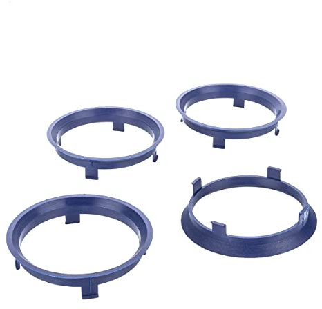 LST 4x Zentrier Distanzringe Dunkelblau für Alufelgen Ø 66,4 mm - Ø 70,1 mm