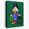 Fchen art Rich Donald Duck Drucke Gemälde Graffiti Kunst Gemälde ALEC Monopoly Donald Ente Bilder Moderne Familienzimmer Dekor Poster Leinwand Kunst für Familie Schlafzimmer Dekor Poster 30 x 40 cm