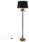 Werner Voß Stehleuchte Palme - schwarz/Gold - E27 - Aluminium - 40x157 cm - Leuchtmittel Nicht inklusive - 3,5 m Kabel mit Fußschalter