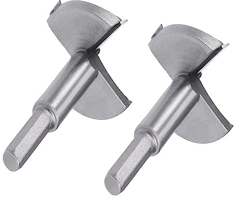 MACHSWON Forstner Lot de 2 forets en carbure de tungstène pour scie cloche à bois 35 mm