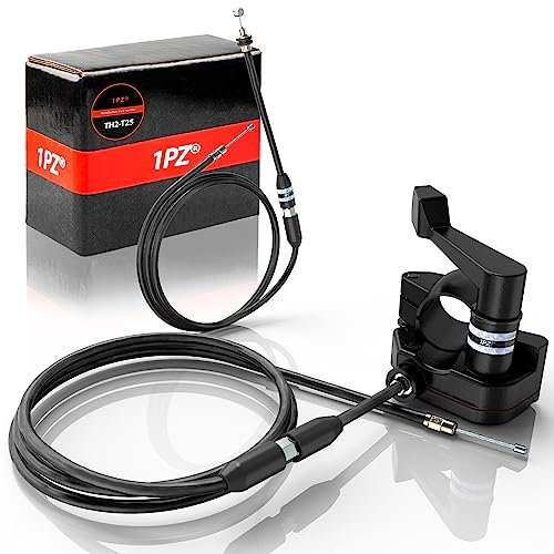 1PZ F2H-2T5 22mm accélérateur de Pouce Thumb Accelerator Controller Throttle Wire Cable Assembly 7/8 Remplacement pour 50cc 70cc 90cc 110cc 125cc Motorcycle Moto ATV Dirt Bike