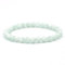 Miracles Minéraux Bracelet perle ronde 6 mm, pierre naturelle, création artisanale française, plus de 60 choix (Garniérite pierre de lune vert 6 mm)