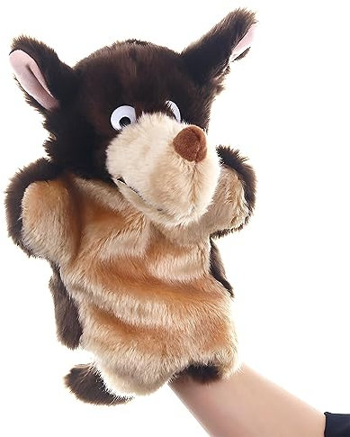 LOMTRATS Cane Coniglio Elefante Colomba Drago Capra Koala Panda Orso Pecora Mucca Marionette a Mano Animali di Peluche Giocattoli per Giochi di Imitazione Fantasiosi Racconti Regali per Bambini