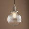 Pathson Suspension Industrielle,Plafonnier Suspendu Vintage Abat Jour en Verre Globe, Luminaire Ajustable pour îlot de Cuisine Salon