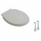 BricoLoco.com Tapa WC universal. Tapadera inodoro compatible con Roca Victoria, Gala Elia, Sangra, Bellavista entre otros. Tapa, bisagras, asiento y tornillos de fijación.