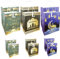 12 Stück Eid Mubarak Tüten (Enthält 6 Große und 6 Kleine Größen), Eid al Adha Deko Eid Mubarak Geschenk, Grün Blau Schwarz Gold Farbe Geschenkbeutel Eid Mubarak Dekoration